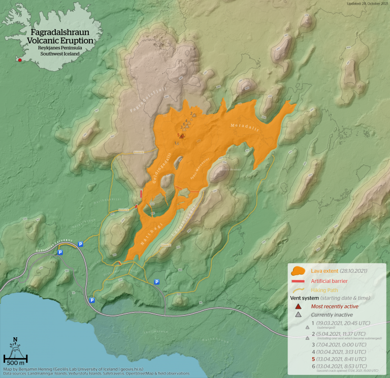 Lava flow map of the 2021 Fagradalshraun volcanic eruption – GeoVis Lab