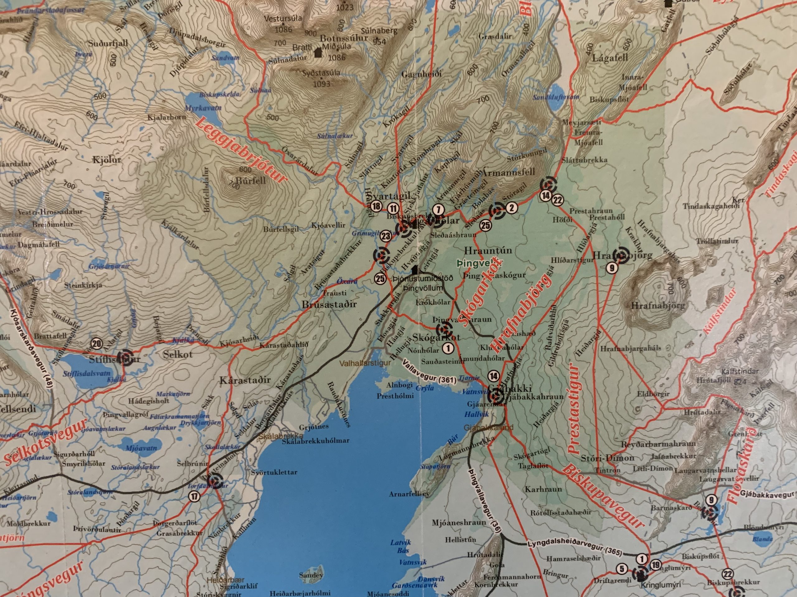 Thingvellir Map
